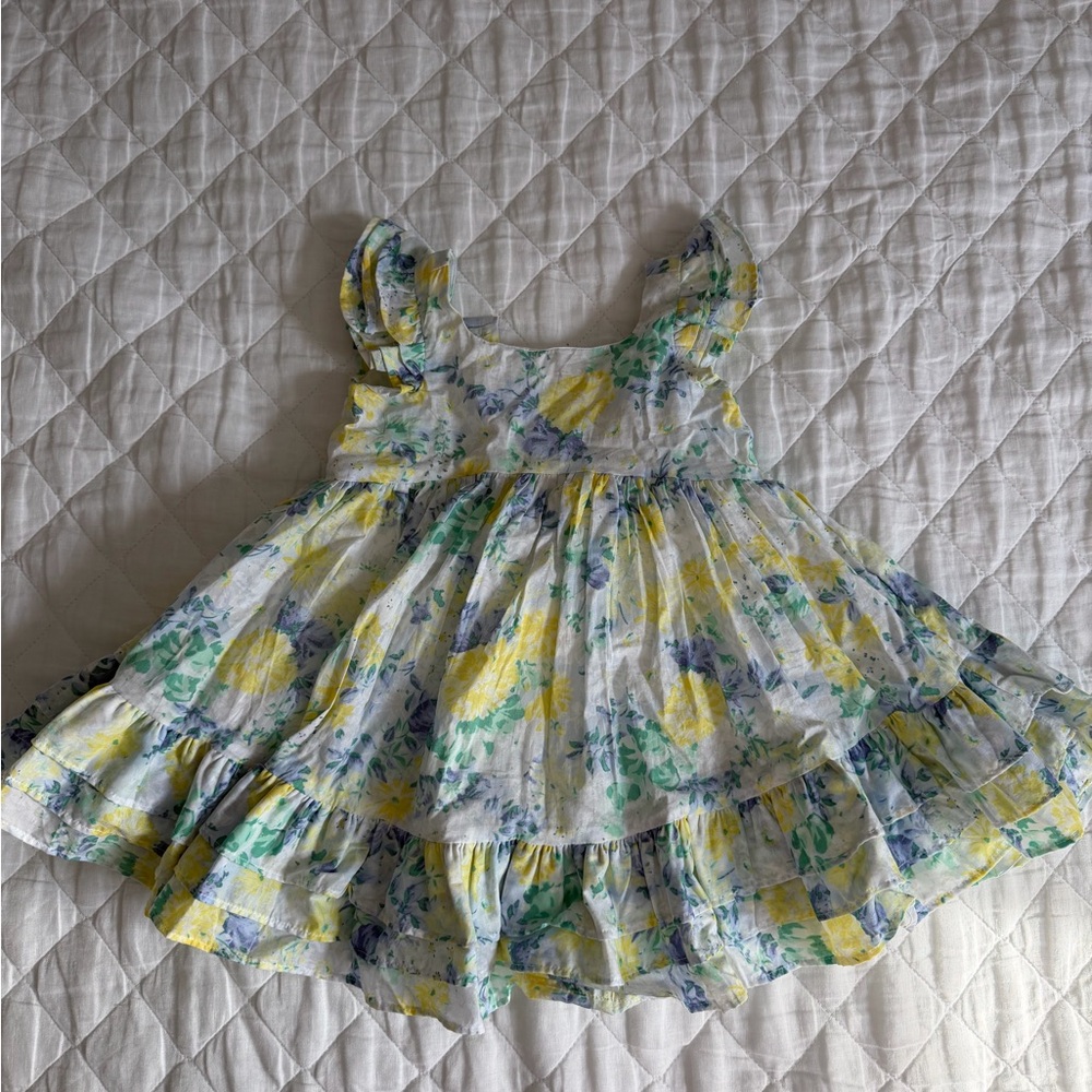 Janie and Jack Pastel Floral Dress